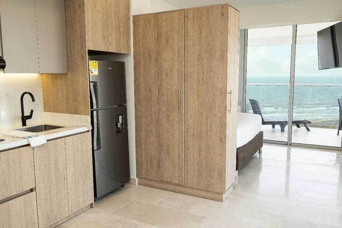 Cartagena Loft Apartment With Sea View 0*,  קולומביה
